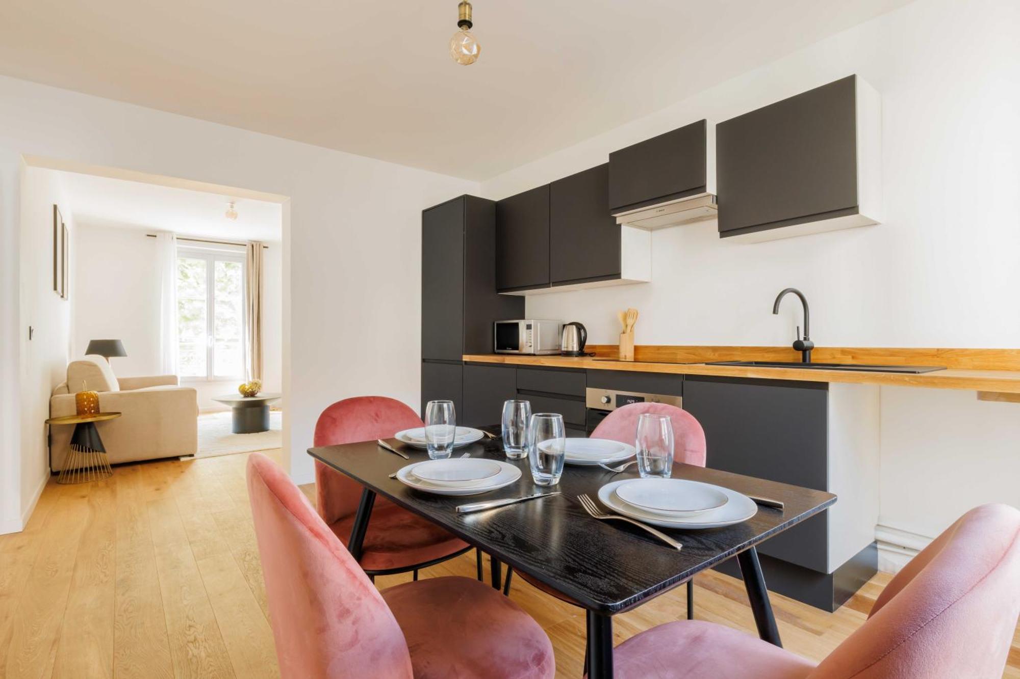 Chic Appartement - 1Br-4P - Chateau De Vincennes Extérieur photo